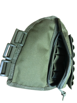 Preview: Soft Shell Schrotpatronen Halterung für Unterarm in Khaki